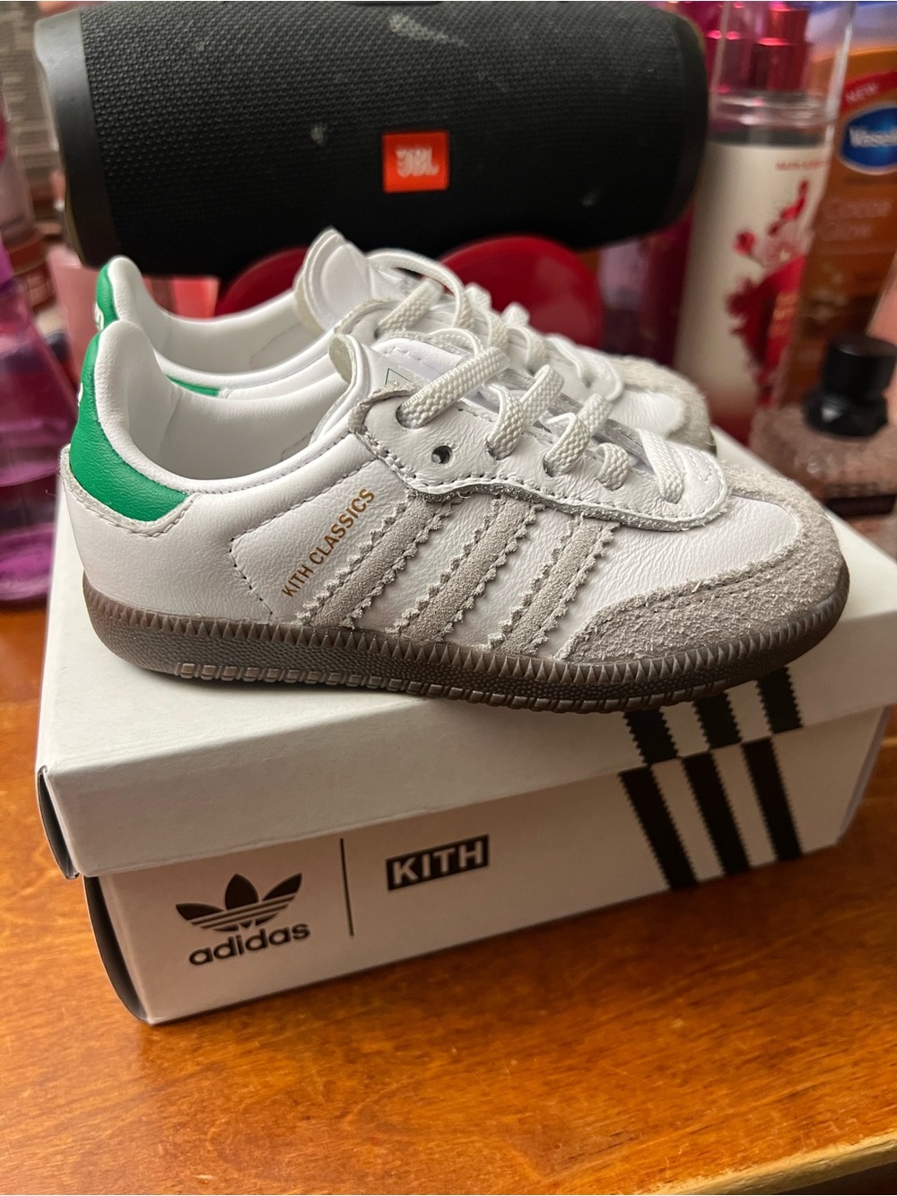 Kith Classics x adidas Kids Samba , toddler size 6.5 C